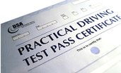 Driving Test Certificate